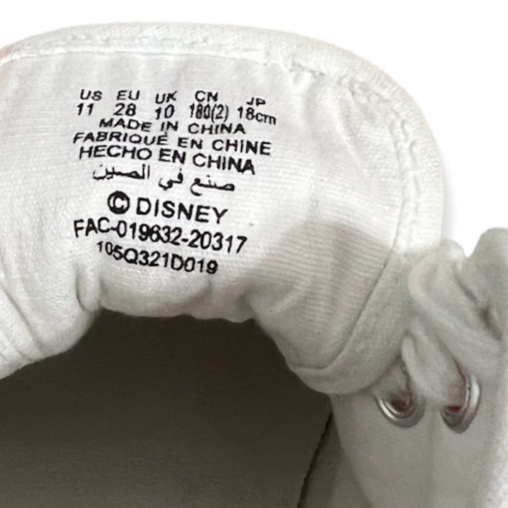 Disney Cruela Canvas Hightop Sneakers - Size 11 - Picture 3 of 9